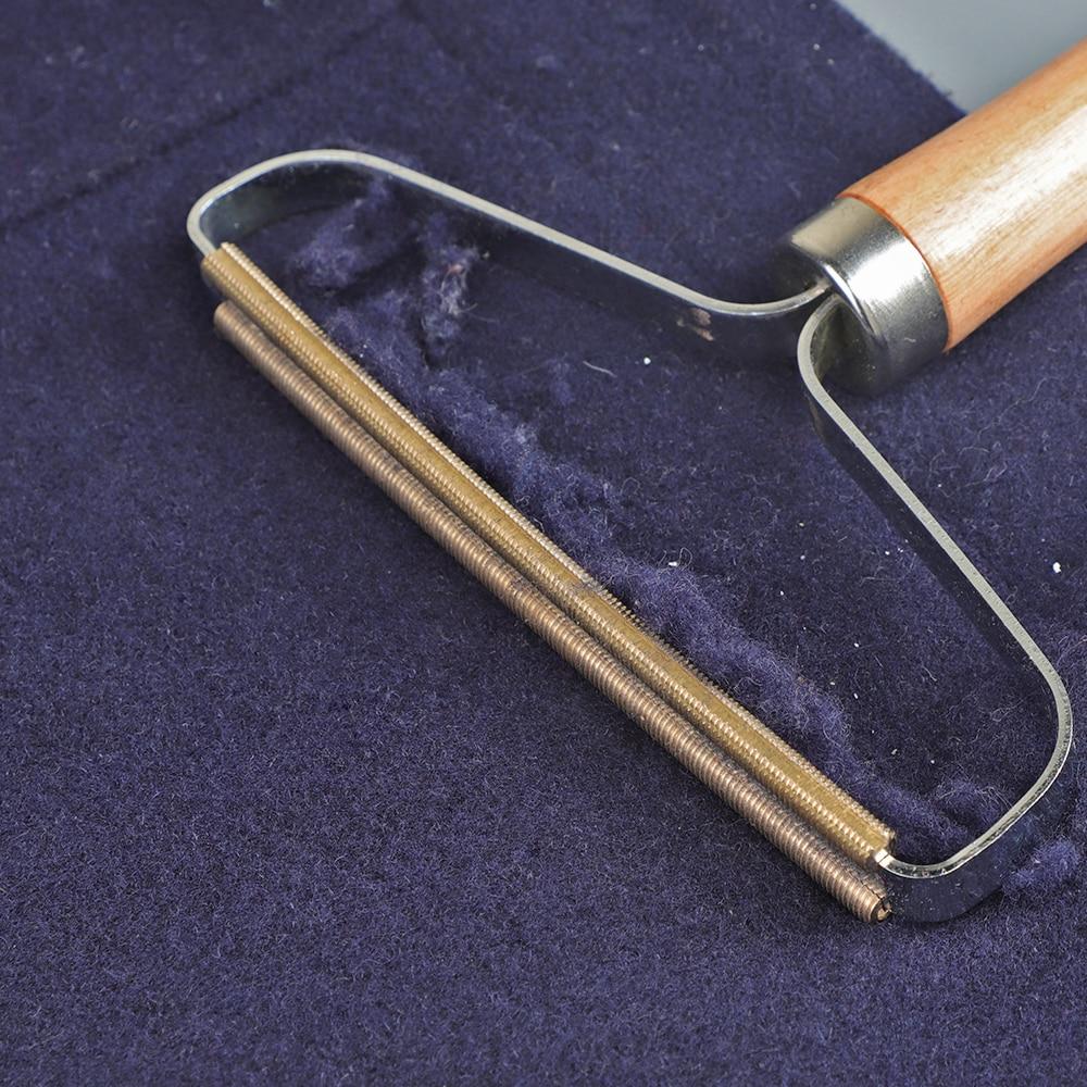 Fabric Shaver Wooden Handle & Copper Blade Battery-Free
