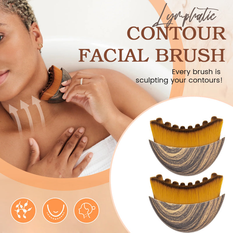 Face Brush Contour Soft Synthetic Bristles & Ergonomic Handle