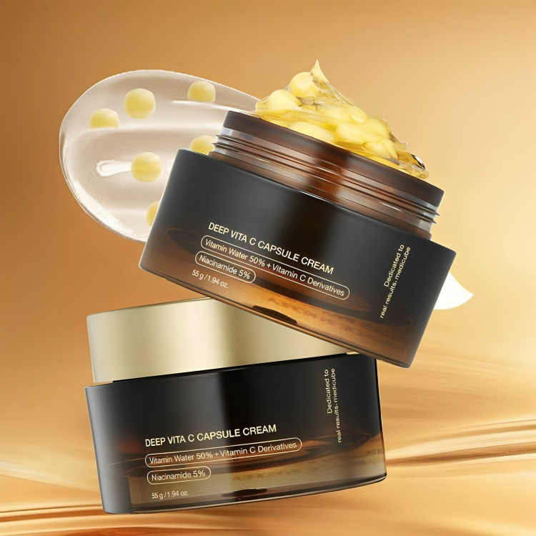 Face Cream Vitamin C Capsules Gentle Gel Sensitive Skin
