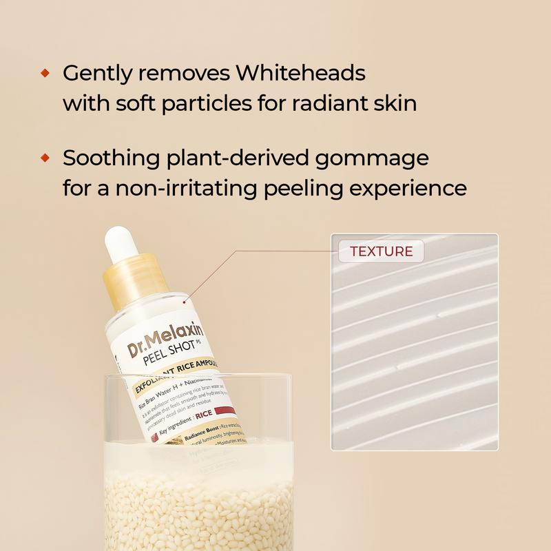 Face Serum Set Exfoliating Brightening White & Black Rice