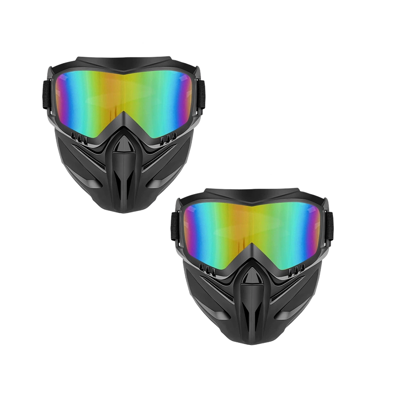 Face Shield Ventilated Polycarbonate Detachable Glasses