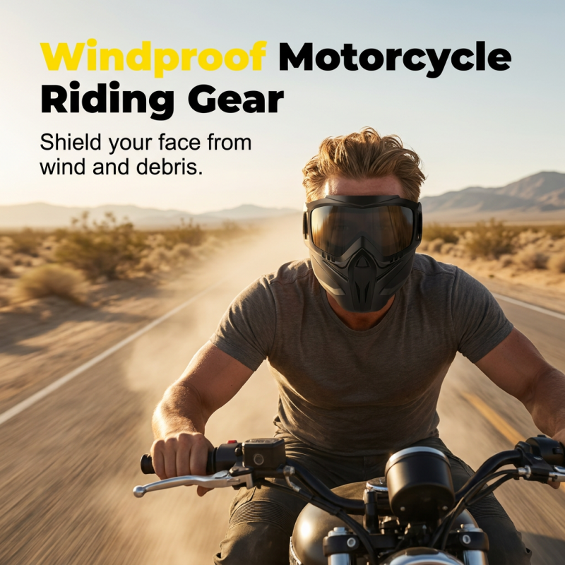 Face Shield Ventilated Polycarbonate Detachable Glasses
