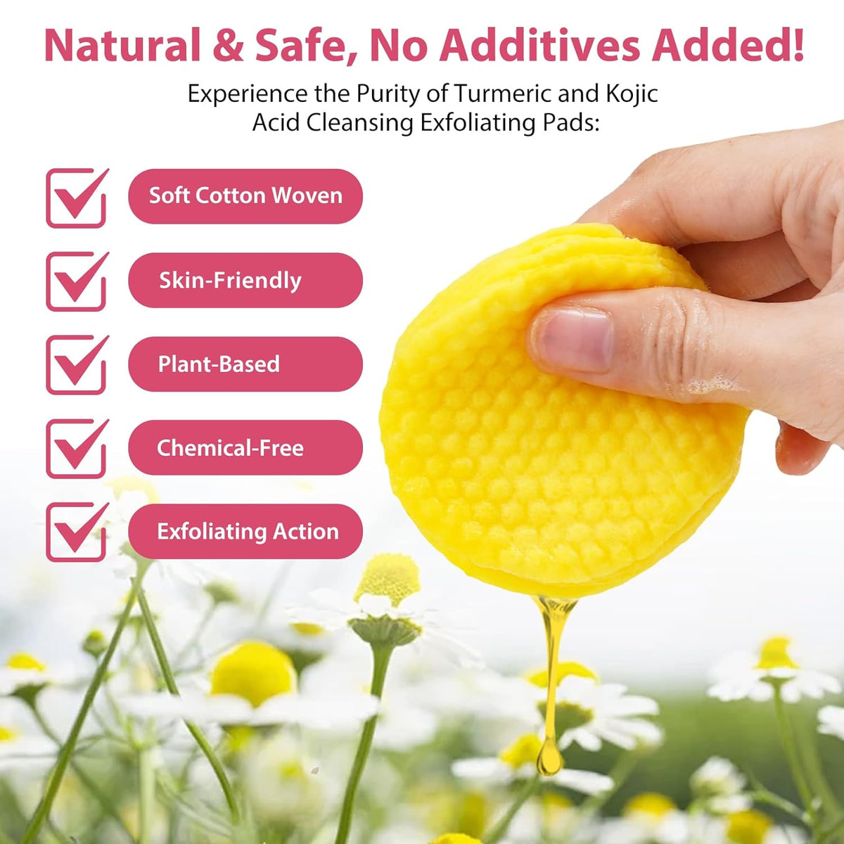 Facial Brightening Pads Turmeric & Kojic Acid