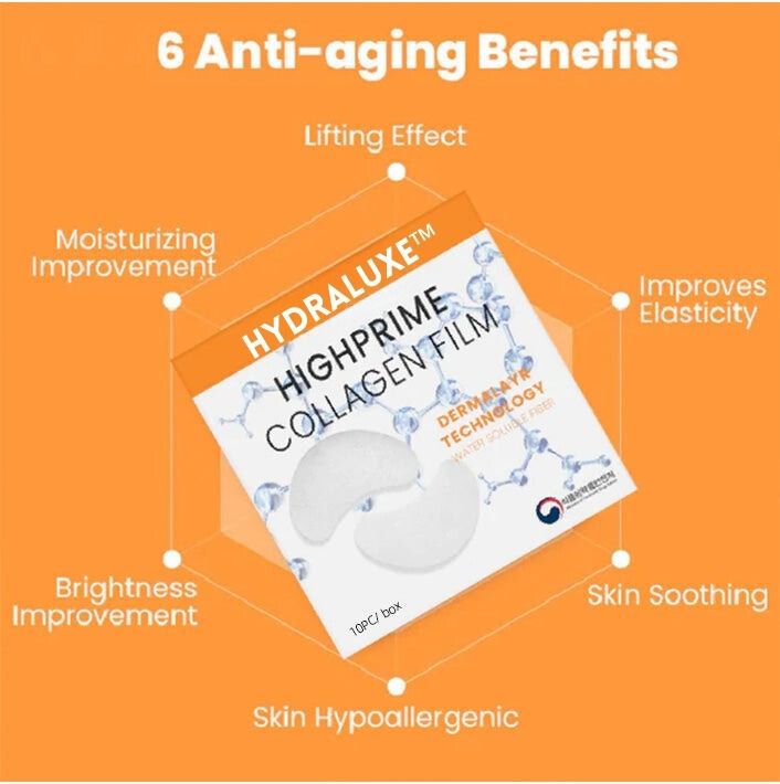 Facial Collagen Film Soluble Hyaluronic Acid & Marine Collagen