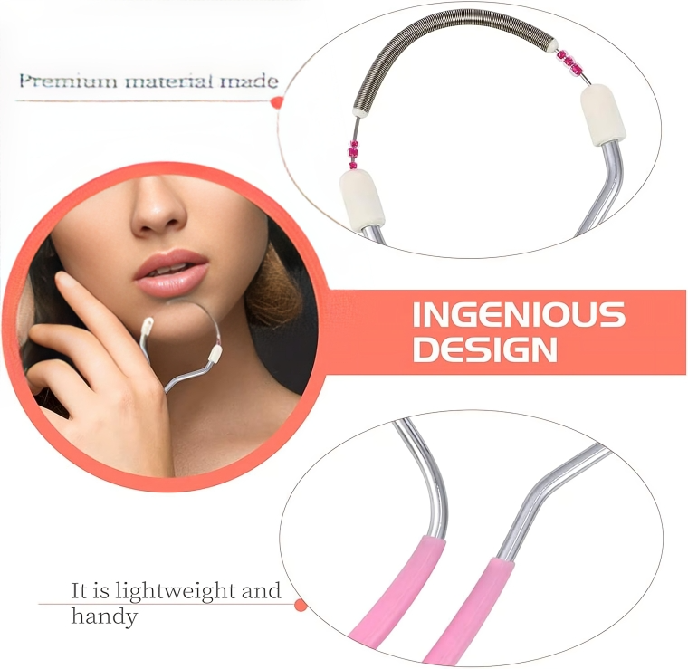 Facial Hair Remover Painless Precision USB Rechargeable