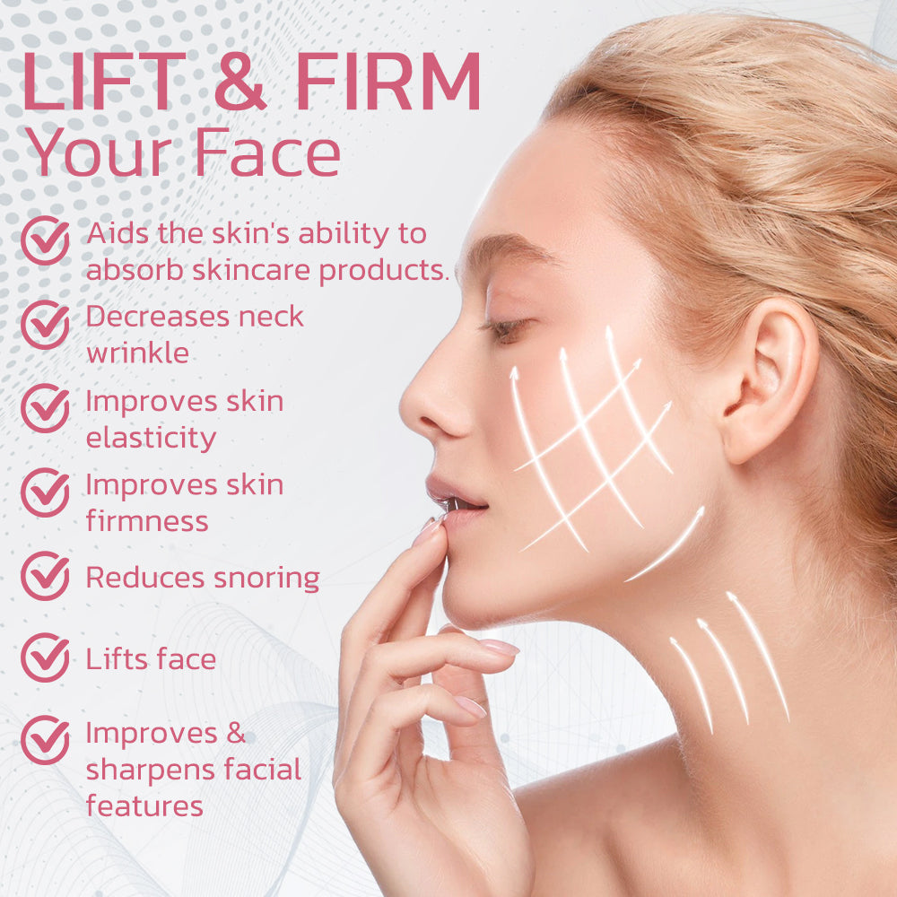 Facial Lymphatic Massager Pulse Vibration Rechargeable