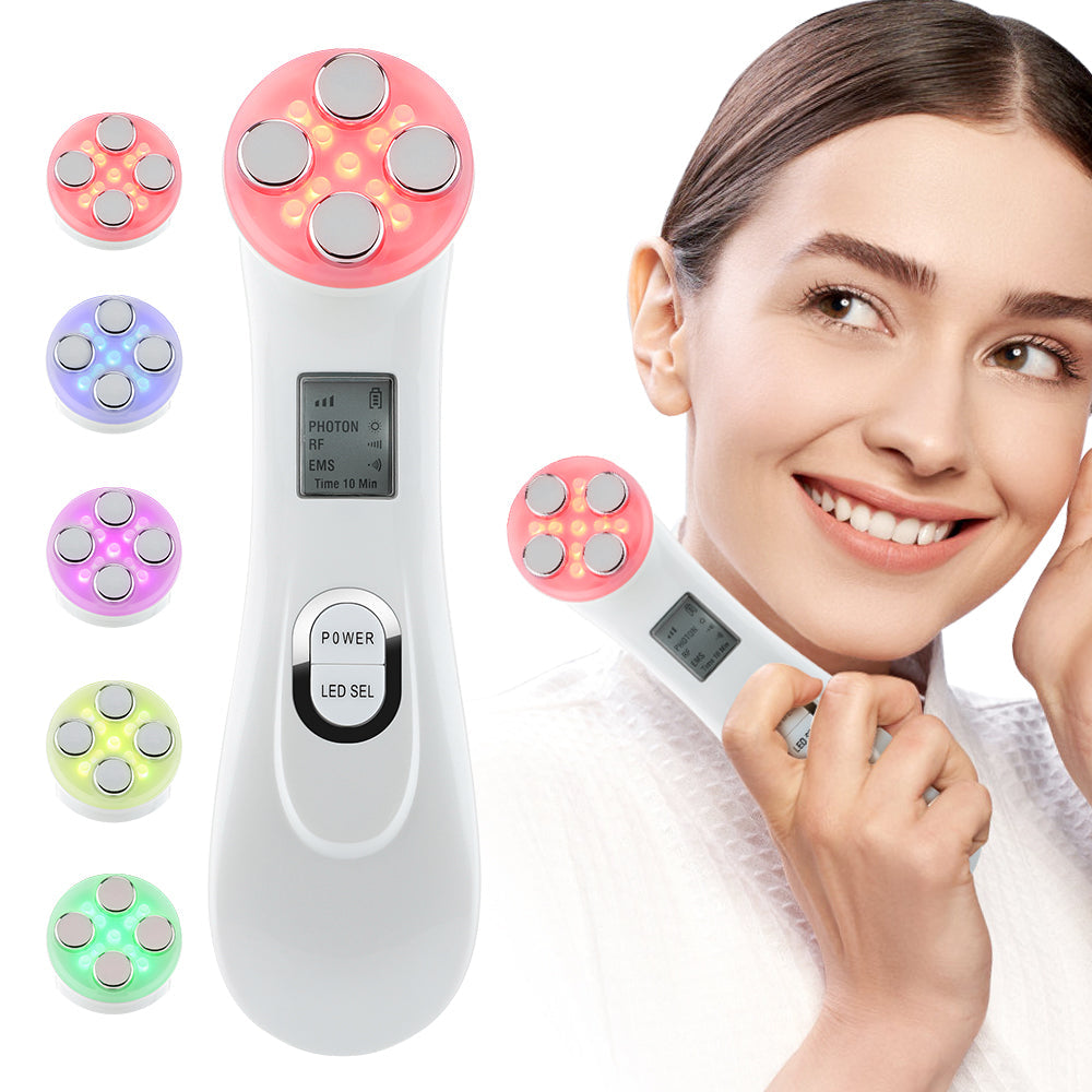 Facial Massager RF & LED Therapy USB Rechargeable