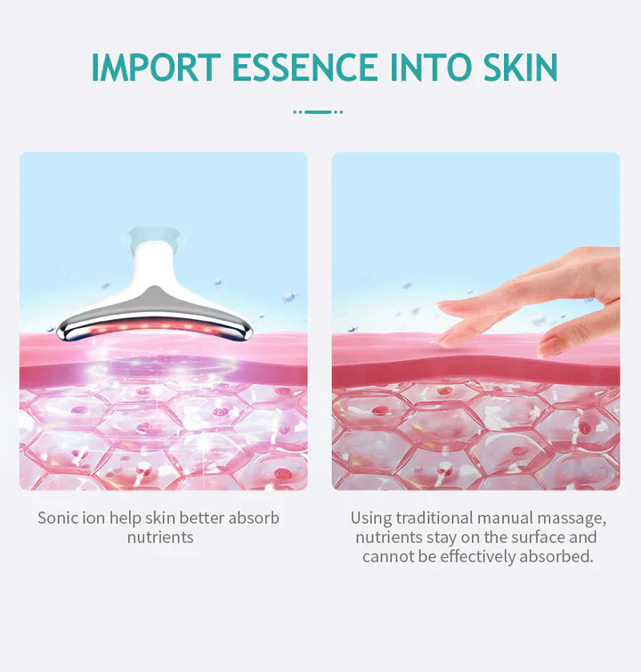 Facial & Neck Sculpting Device Microcurrent & LED