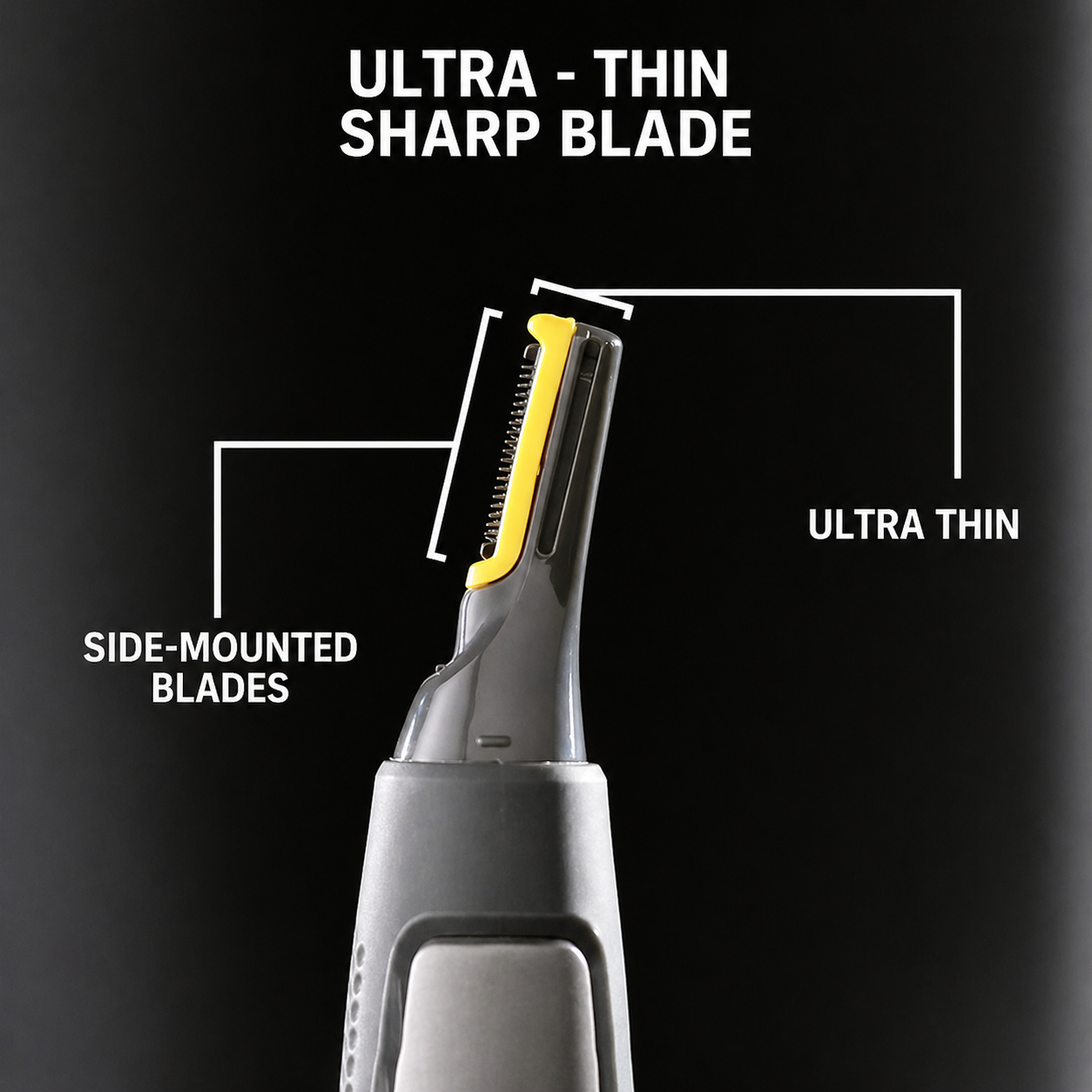 Facial Trimmer Titanium-Coated Blade & LED Light