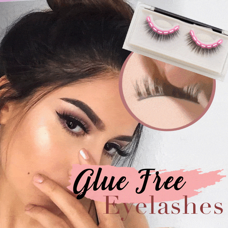 False Eyelashes Reusable No-Glue Natural Look