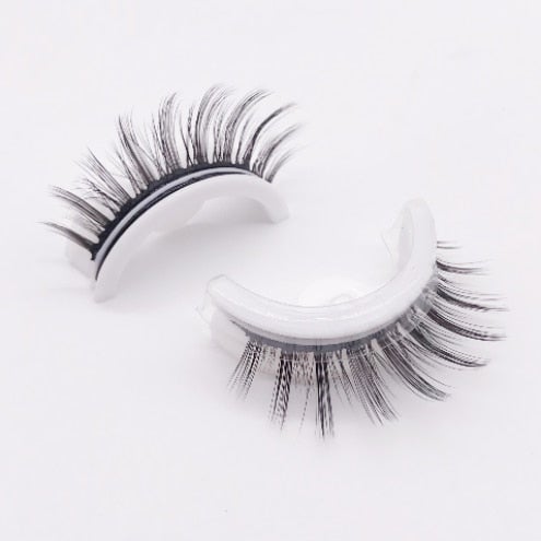 False Eyelashes Reusable No-Glue Natural Look