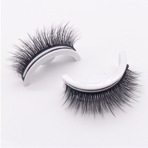 False Eyelashes Reusable No-Glue Natural Look