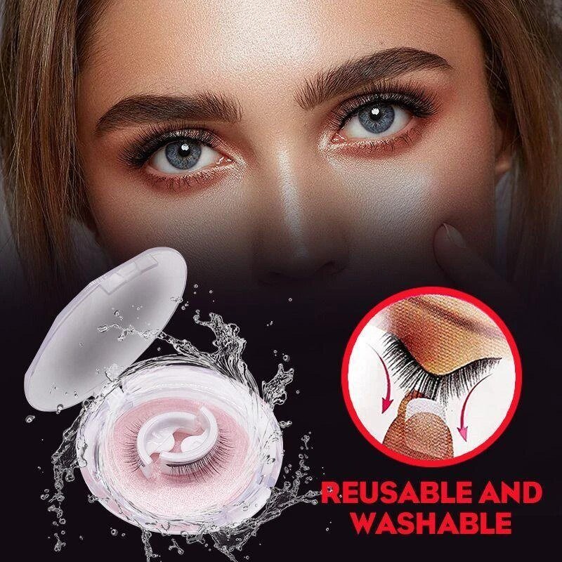 False Eyelashes Self-Adhesive Reusable Natural Look