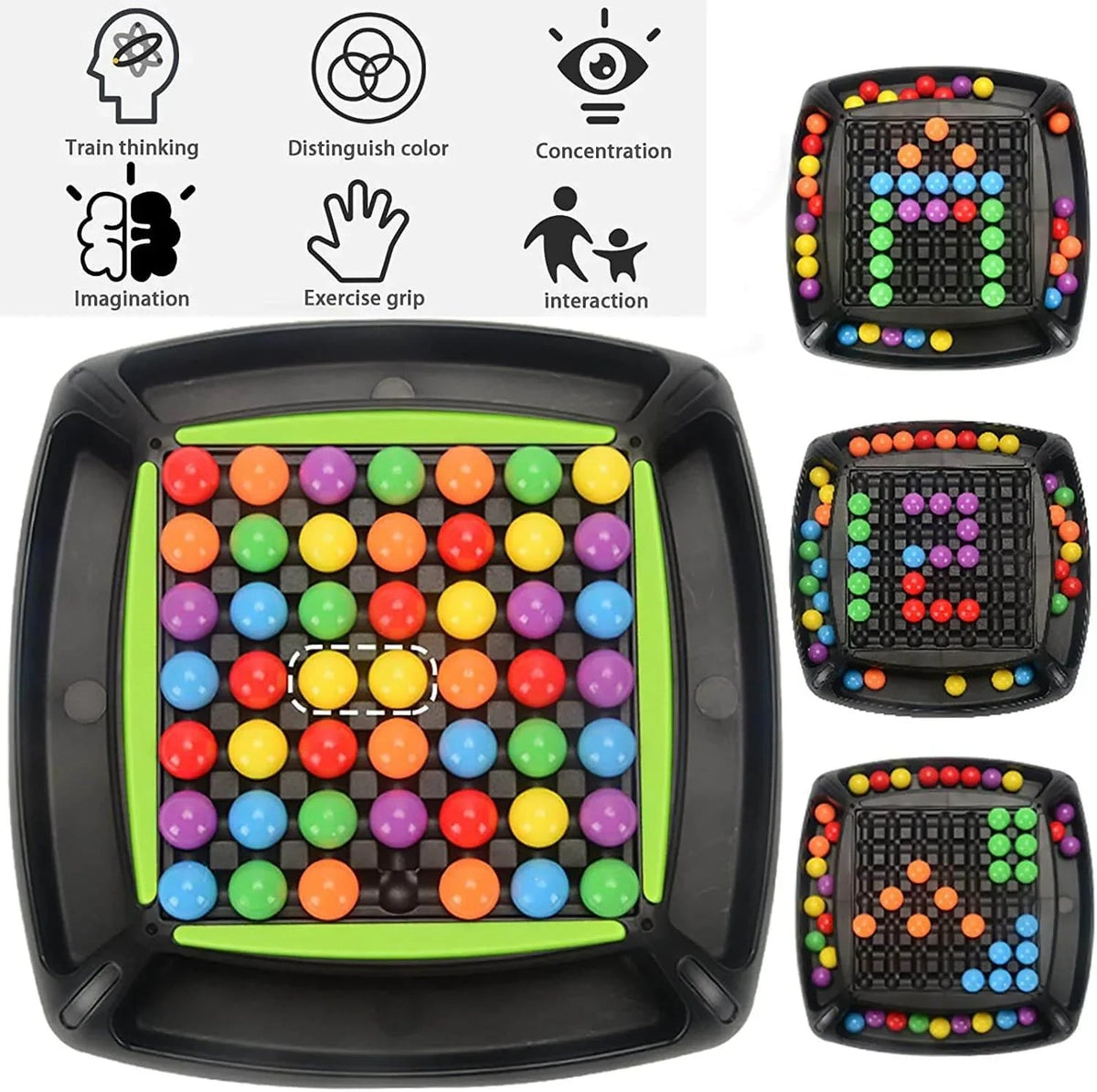 Family Matching Game Rainbow Board Educational & Brain Training