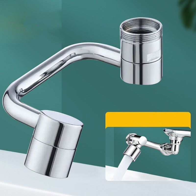 Faucet Adapter 1080° Swivel Polished Chrome Tool-Free