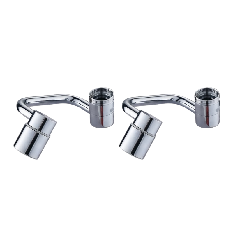 Faucet Adapter 1080° Swivel Polished Chrome Tool-Free