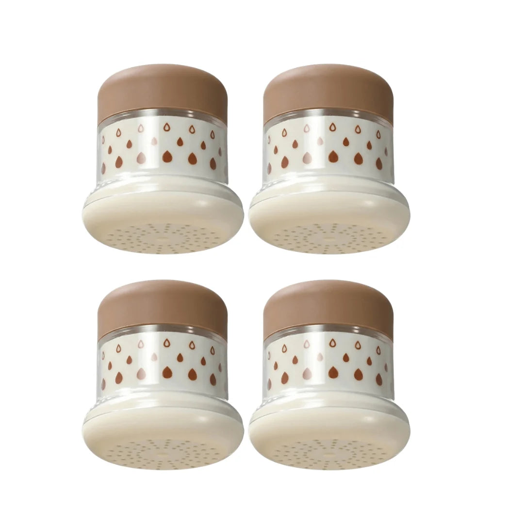 Faucet Aerator Swivel Head & Clip-On Splash-Free Water-Saving