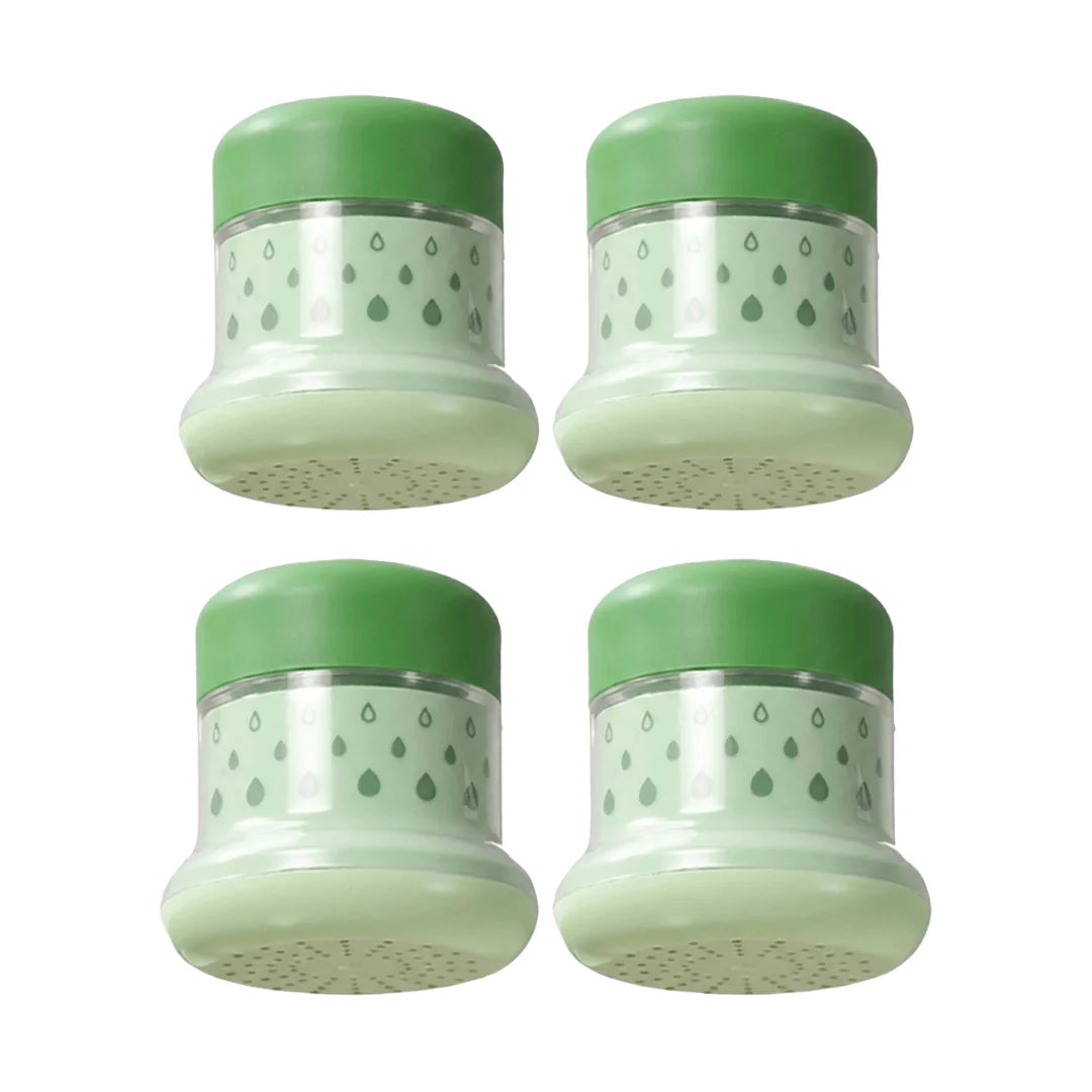 Faucet Aerator Swivel Head & Clip-On Splash-Free Water-Saving