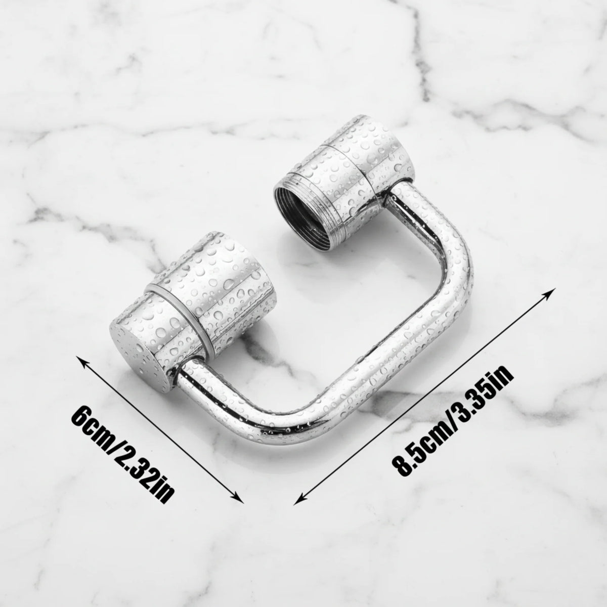 Faucet Attachment 1080 Degree Swivel Spray & Shower Modes