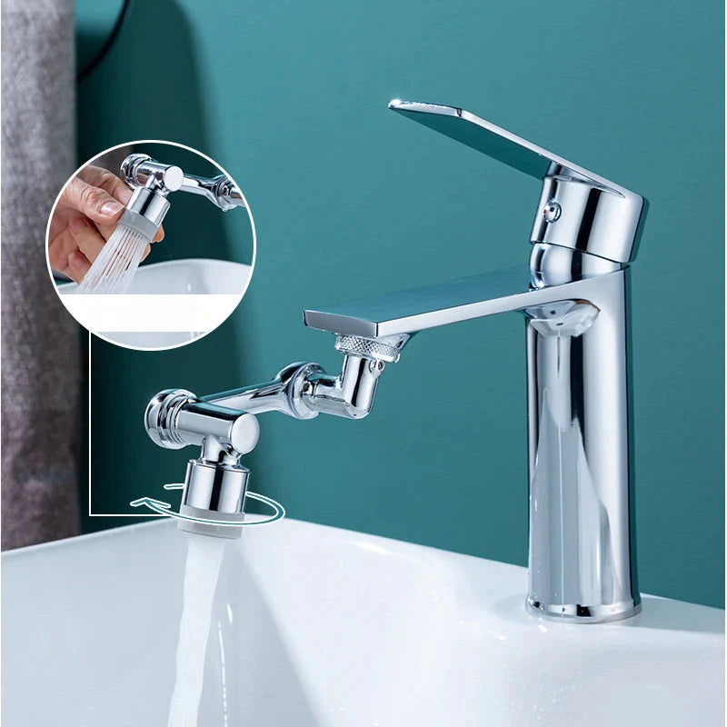 Faucet Extender Stainless Steel 1080° Rotation Spray & Jet
