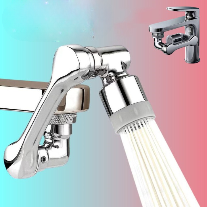 Faucet Extender Stainless Steel 1080° Rotation Spray & Jet