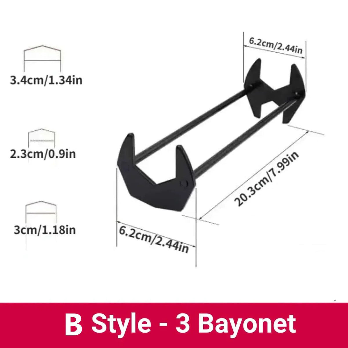 Faucet Wrench Extra-Long 360-Degree Rotation Universal Fit
