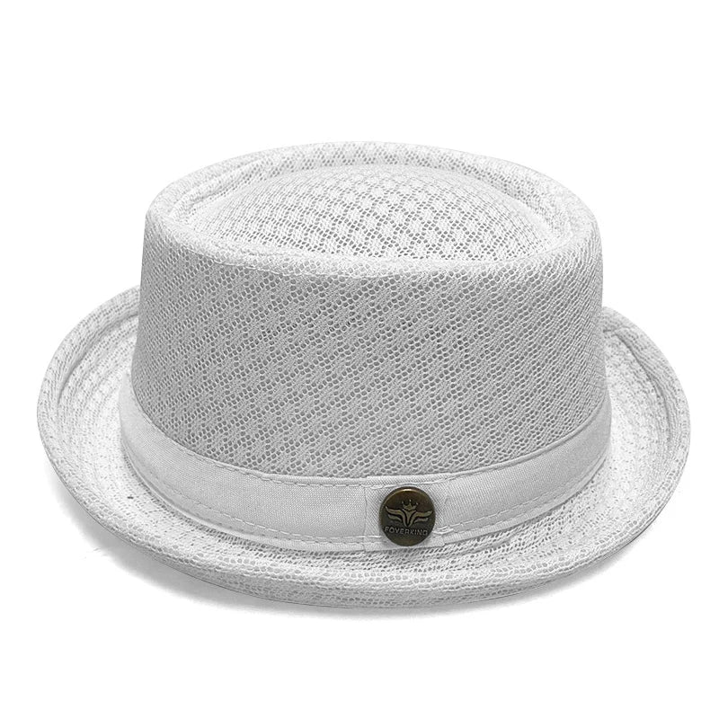 Fedora Hat Breathable Mesh & Moisture-Wicking Band UV Protection
