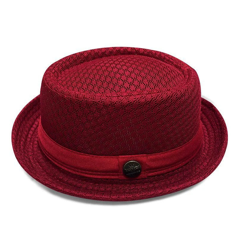 Fedora Hat Breathable Mesh & Moisture-Wicking Band UV Protection