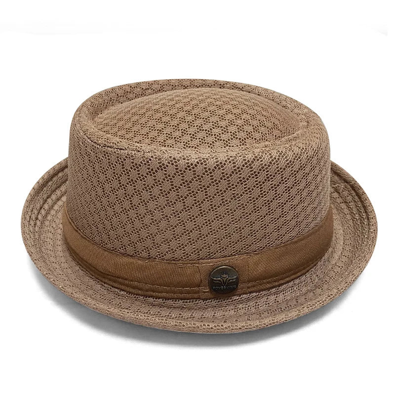 Fedora Hat Breathable Mesh & Moisture-Wicking Band UV Protection