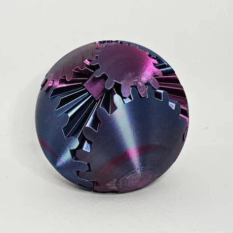 Fidget Ball 3D Gear Mechanism Whisper-Quiet Pocket-Sized