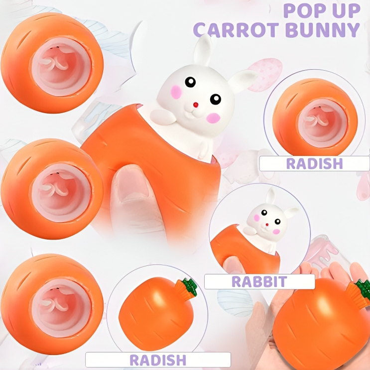 Fidget Toy Bunny Pop 2-Pack Stress Relief