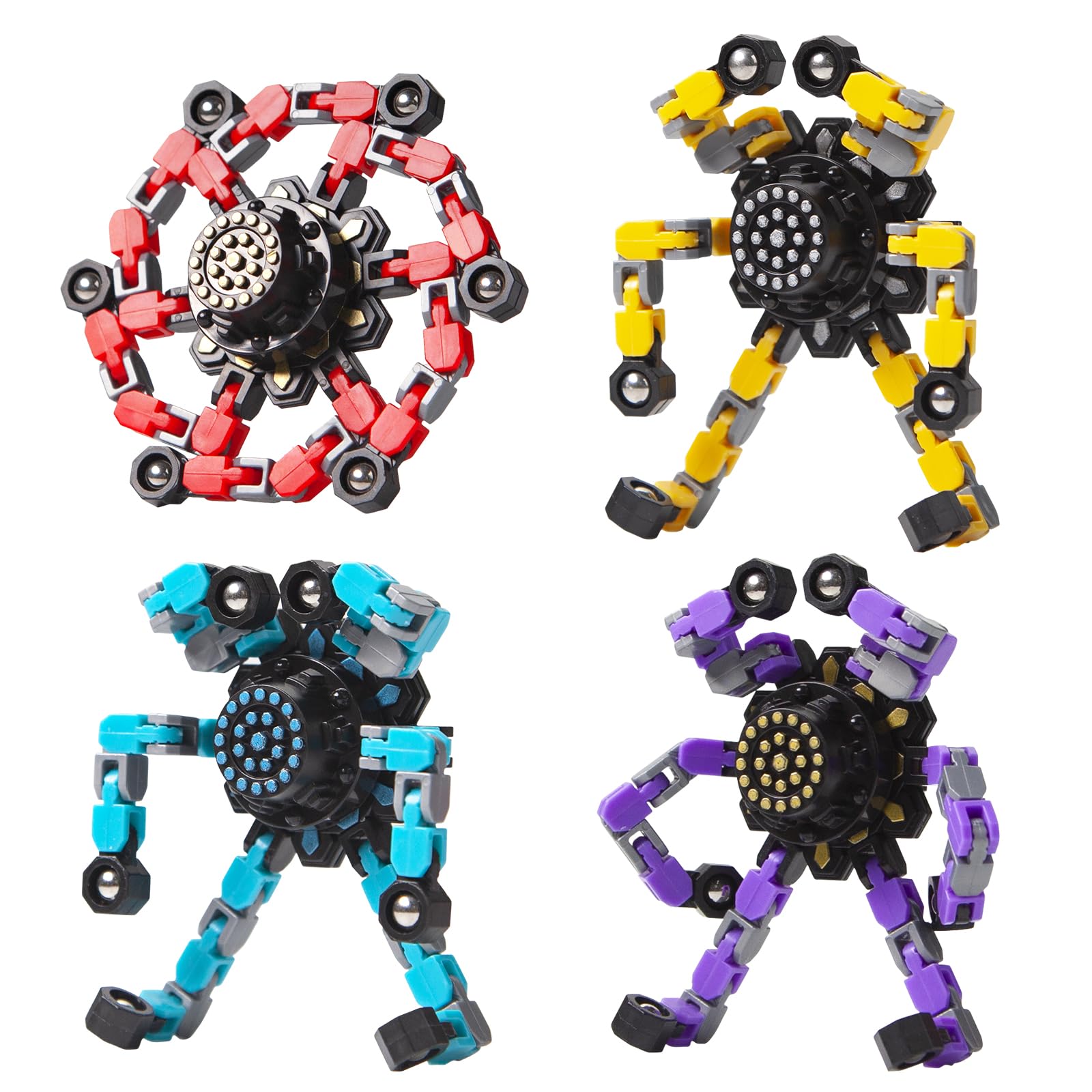 Fidget Toy Set Transformable Stress-Relief Set of 8