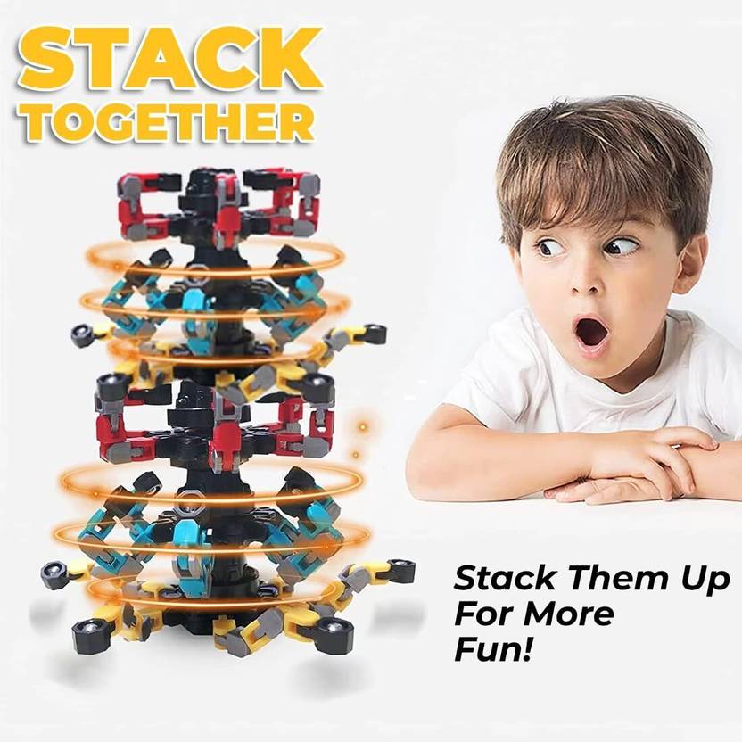 Fidget Toy Set Transformable Stress-Relief Set of 8