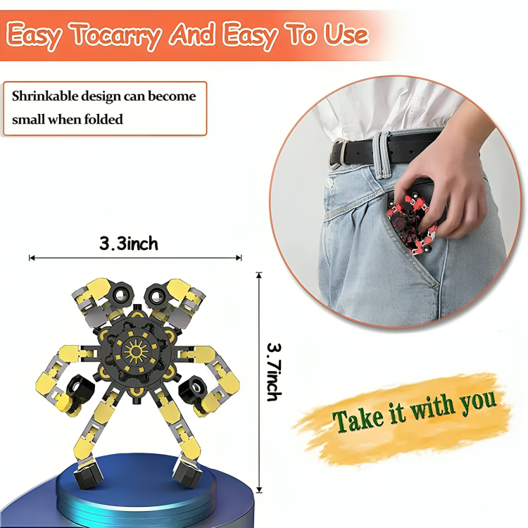 Fidget Toy Set Transformable Stress-Relief Set of 8