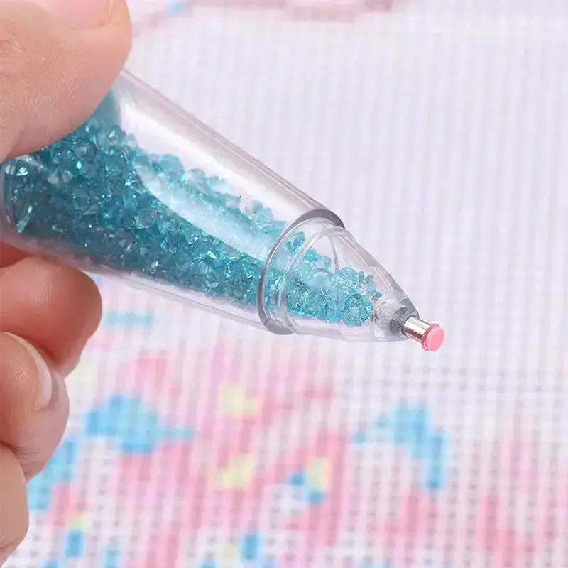 Fine-Tip Applicator Pen 1.2mm Stainless Steel Ergonomic Diamond Grip