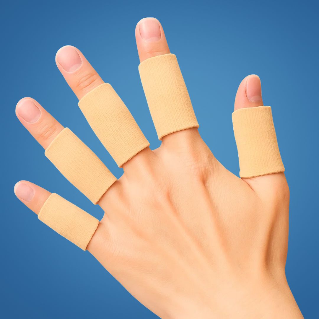 Finger Protection Sleeves Breathable Elastic Secure Bandage Hold