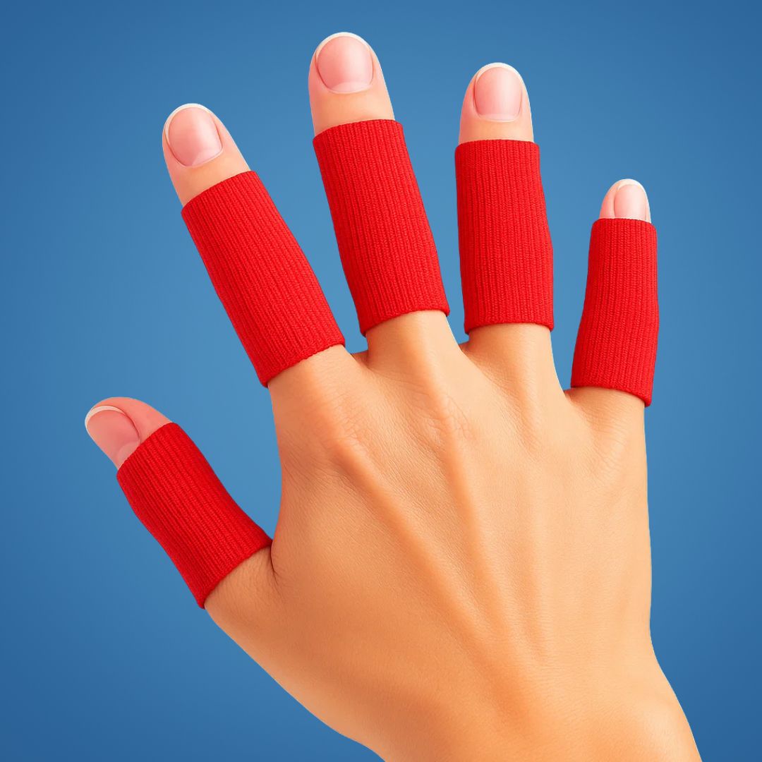 Finger Protection Sleeves Breathable Elastic Secure Bandage Hold
