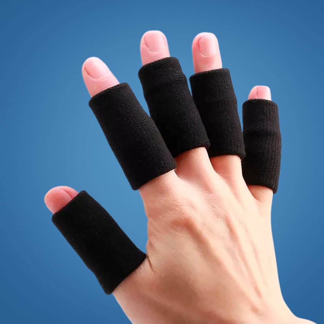 Finger Protection Sleeves Breathable Elastic Secure Bandage Hold