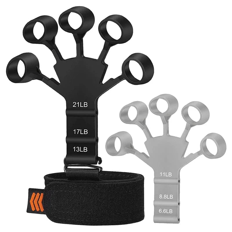 Finger Trainer Adjustable Resistance Silicone Wrist Strap