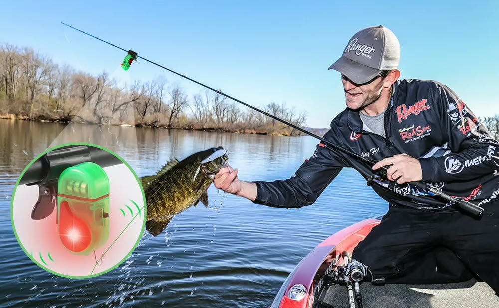 Fishing Bite Alarm LED & Vibration Waterproof