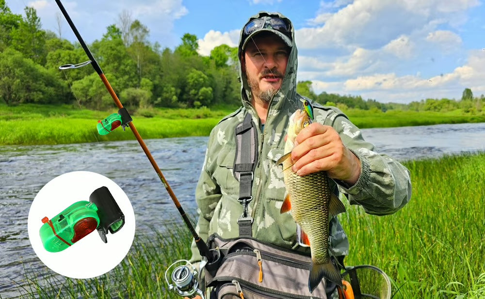 Fishing Bite Alarm LED & Vibration Waterproof