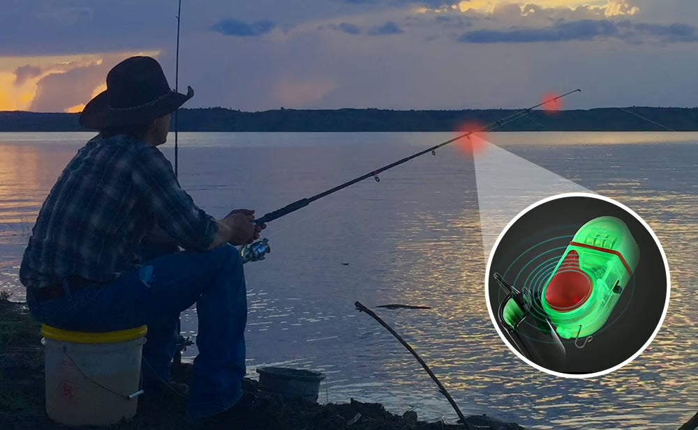Fishing Bite Alarm LED & Vibration Waterproof
