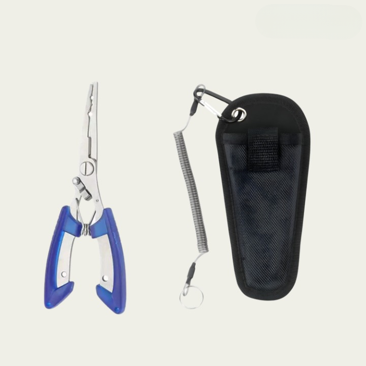Fishing Pliers Titanium-Coated 3-in-1 Hook Remover & Split-Ring Opener
