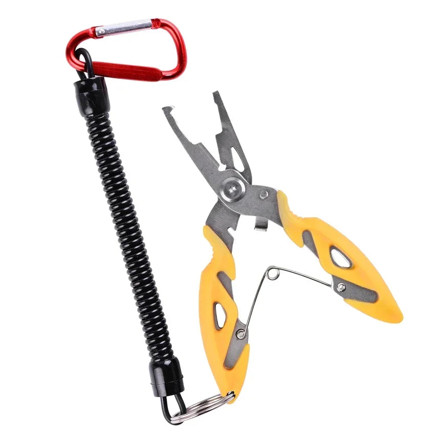 Fishing Pliers Tungsten Carbide Cutter Teflon-Coated Stainless Steel