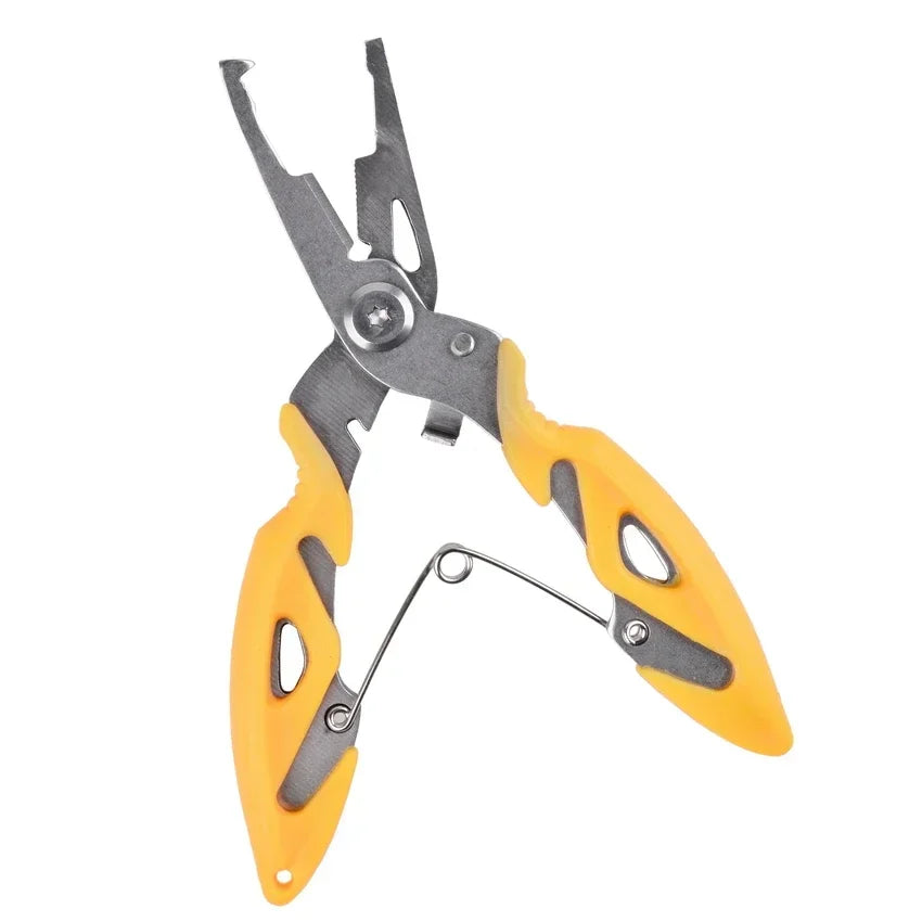 Fishing Pliers Tungsten Carbide Cutter Teflon-Coated Stainless Steel