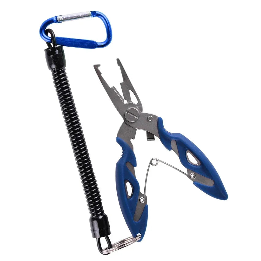 Fishing Pliers Tungsten Carbide Cutter Teflon-Coated Stainless Steel