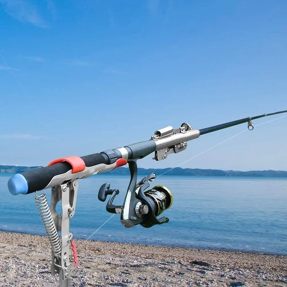 Fishing Rod Holder Automatic Bite Sensor Stainless Steel