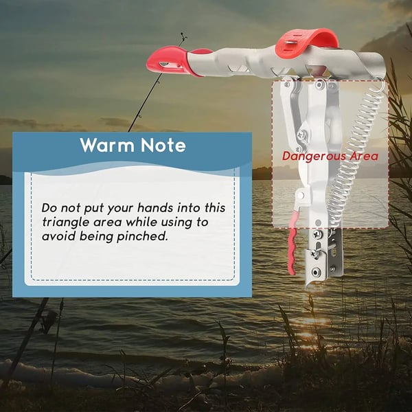 Fishing Rod Holder Automatic Bite Sensor Stainless Steel