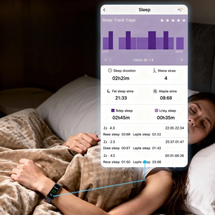 Fitness Smartwatch Heart Rate & Sleep Tracking 10-Day Battery