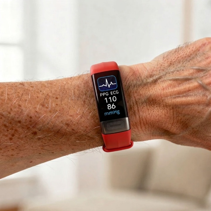 Fitness Smartwatch Heart Rate & Sleep Tracking 10-Day Battery
